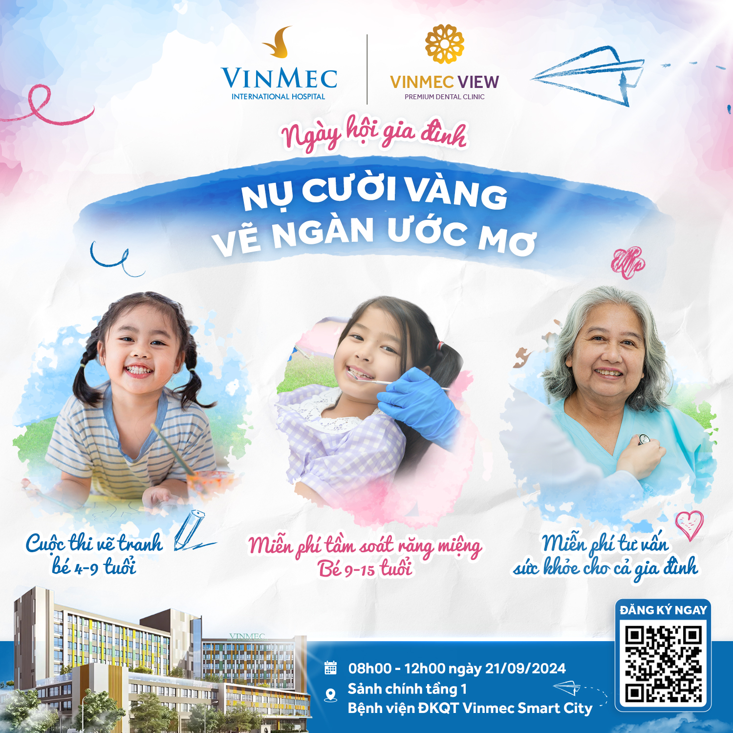 NGÀY HỘI GIA ĐÌNH “NỤ CƯỜI VÀNG – VẼ NGÀN ƯỚC MƠ”